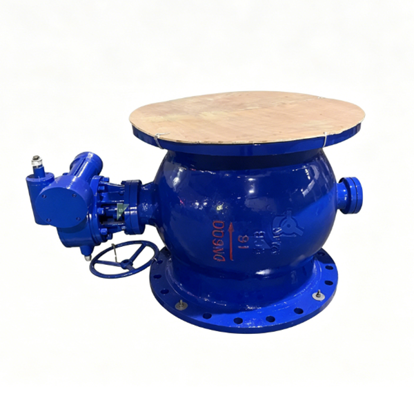 Food eccentric hemispherical valve