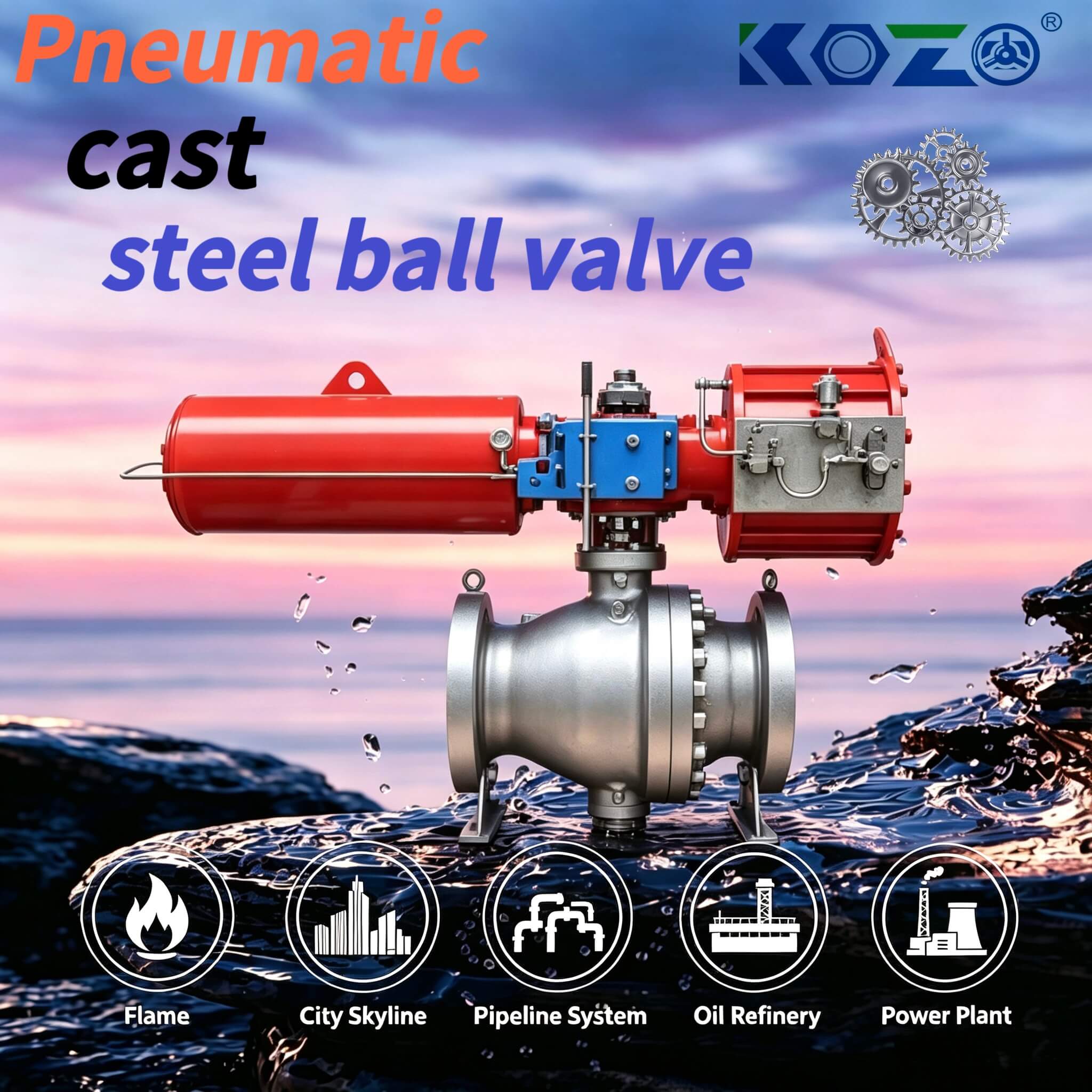 American standard cast steel fixed ball 