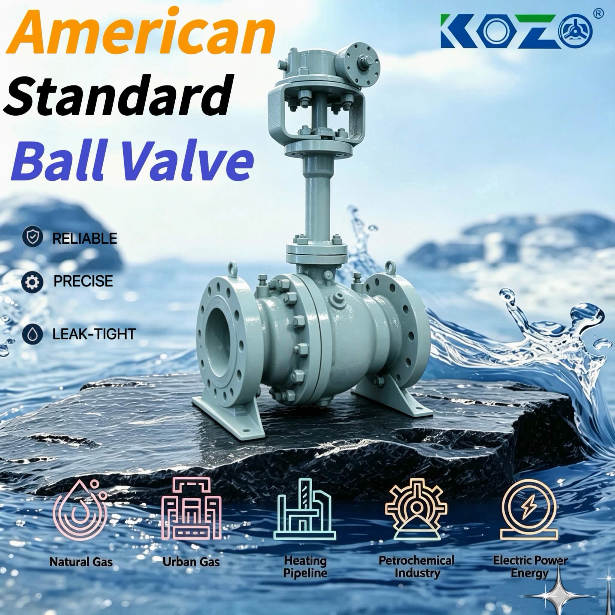 Low-temperature cast steel ball valve